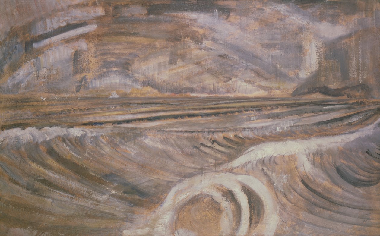 Dymchurch, c.1921 door Paul Nash