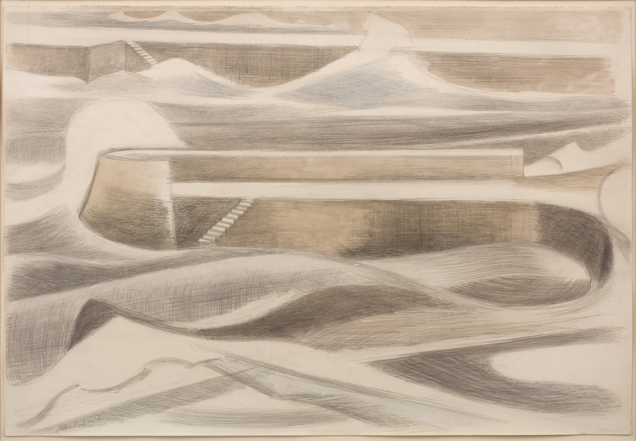Zeemuur door Paul Nash