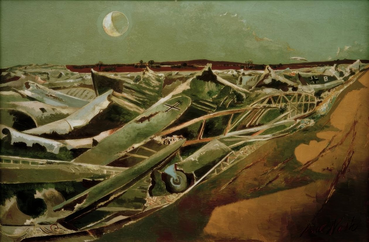 Dode Zee door Paul Nash
