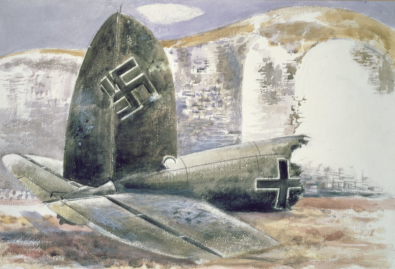Onder de klif door Paul Nash