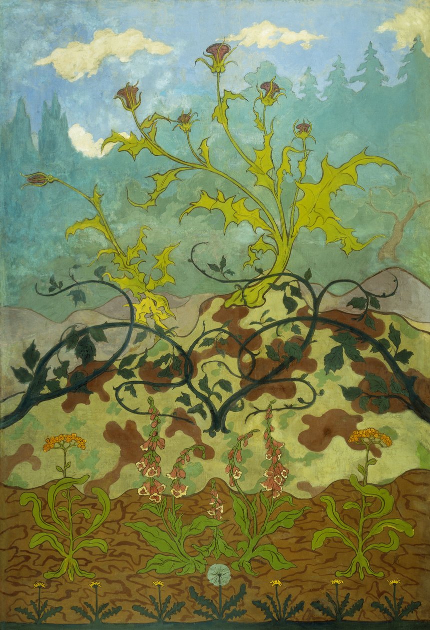 Distels en vingerhoedskruid, 1899 door Paul Elie Ranson