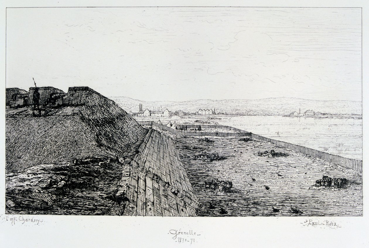 Grenelle, Beleg van Parijs, 1870-1871 door Paul Roux
