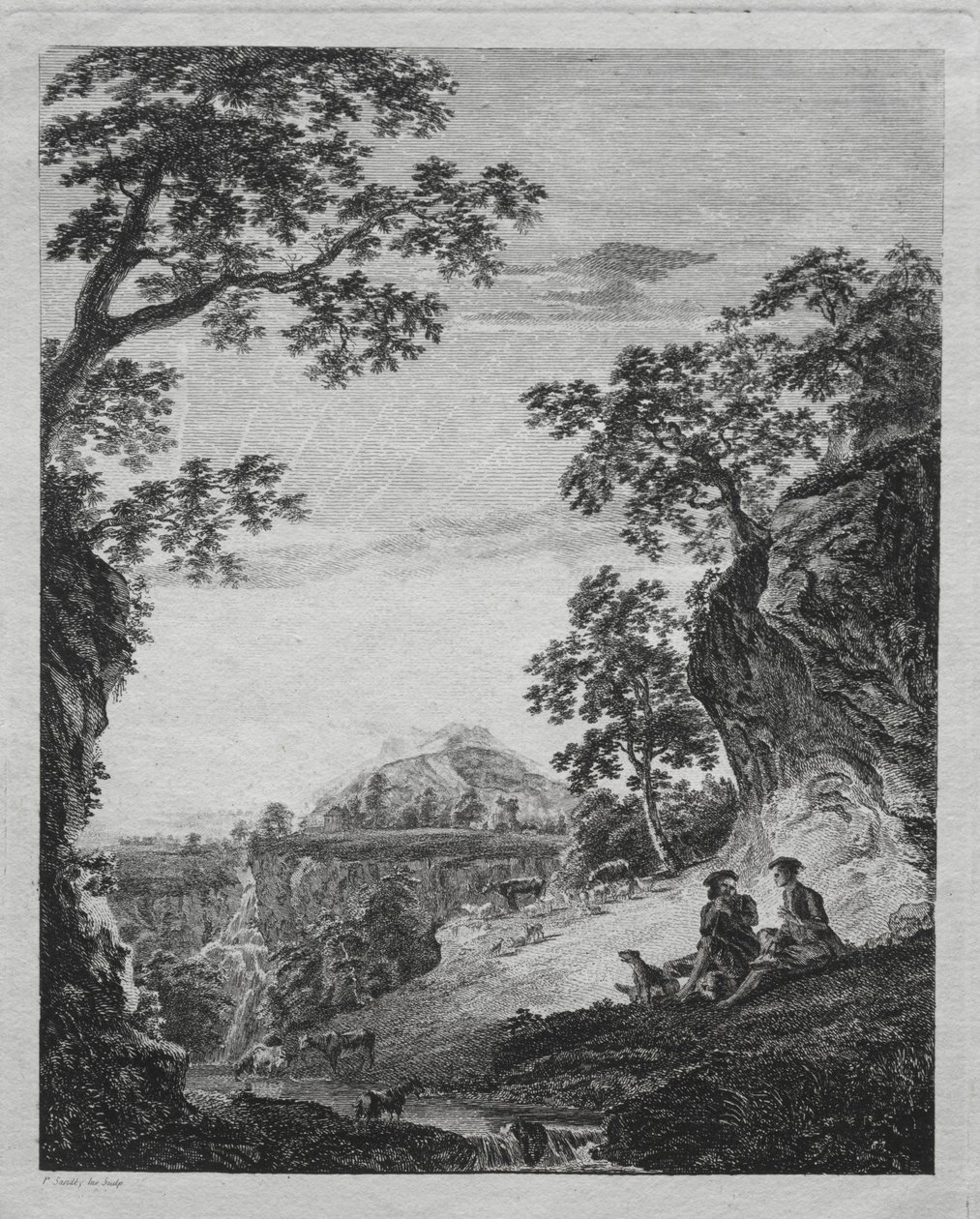 Patie and Roger door Paul Sandby