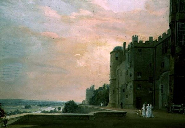 Windsor Castle: Noordterras door Paul Sandby
