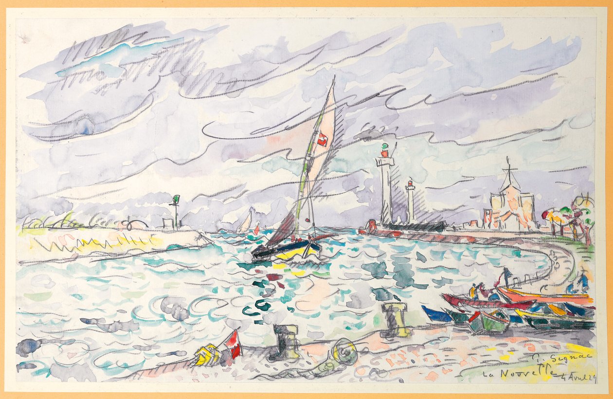 Ciboure, Saint-Jean-de-Luz, 1920 door Paul Signac