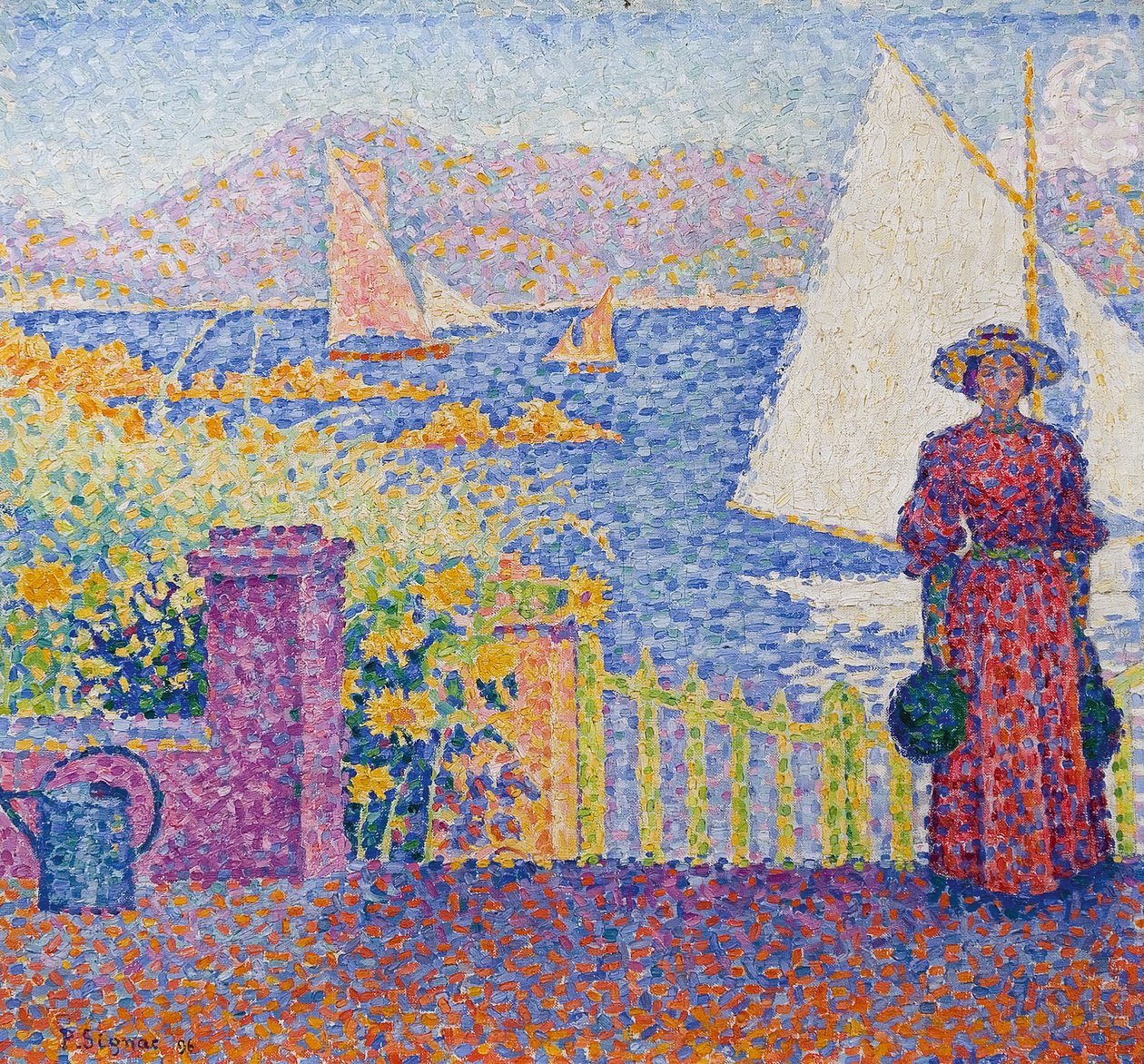 Poort Saint-Tropez door Paul Signac