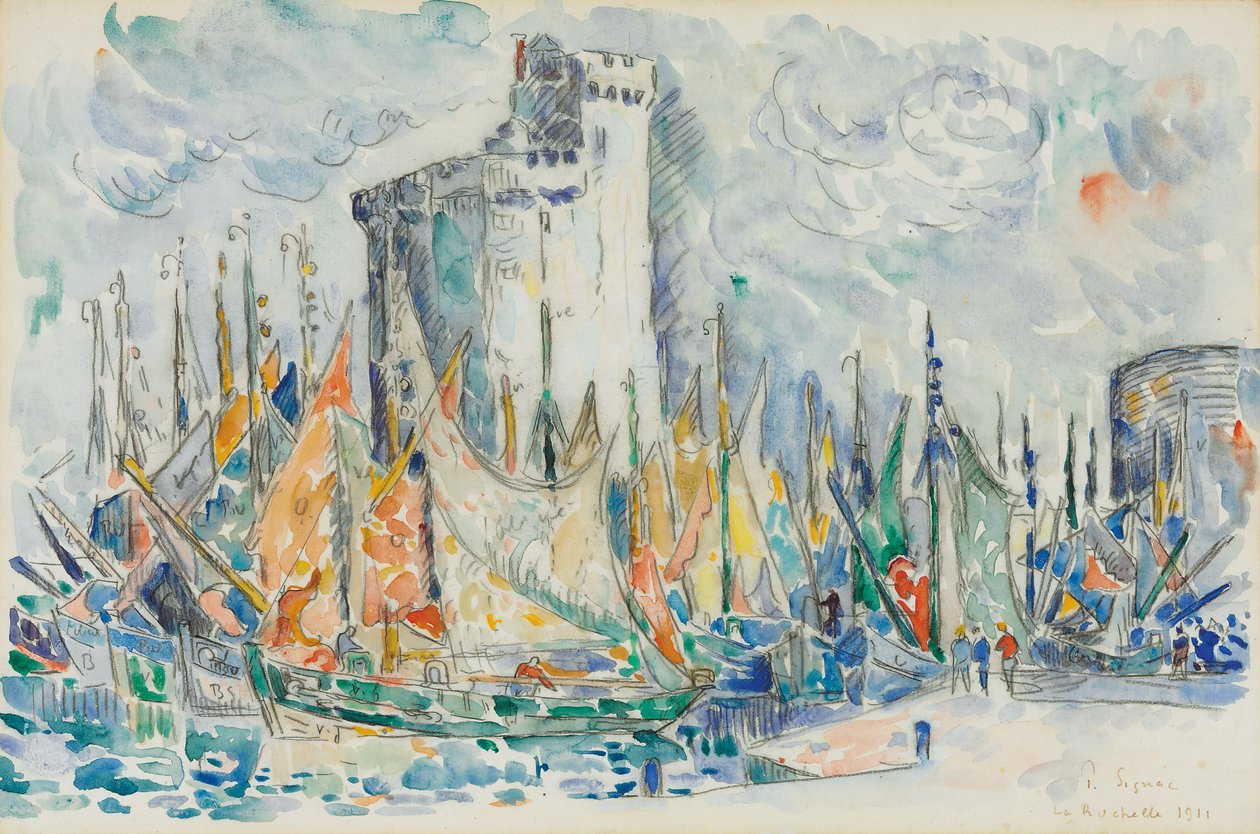 La Rochelle, 1911 door Paul Signac