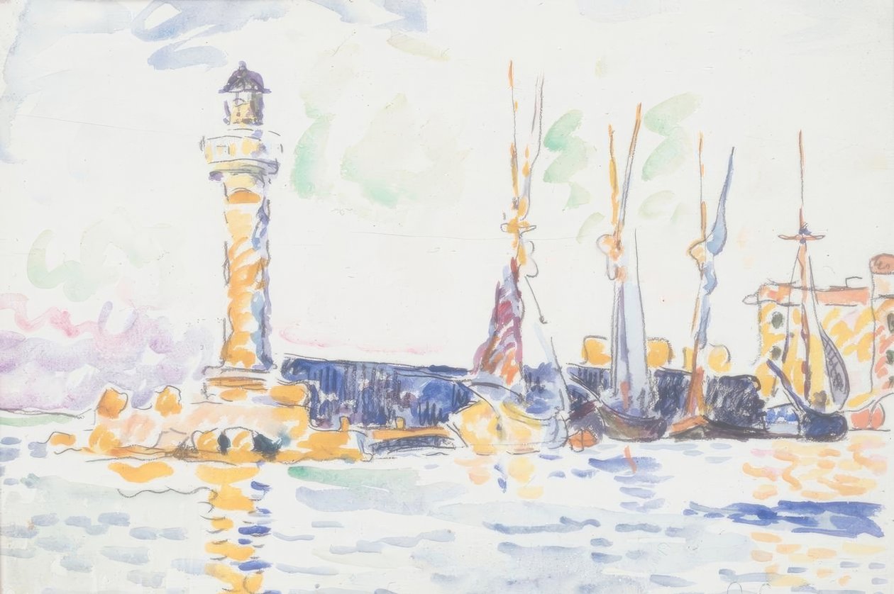De vuurtoren door Paul Signac