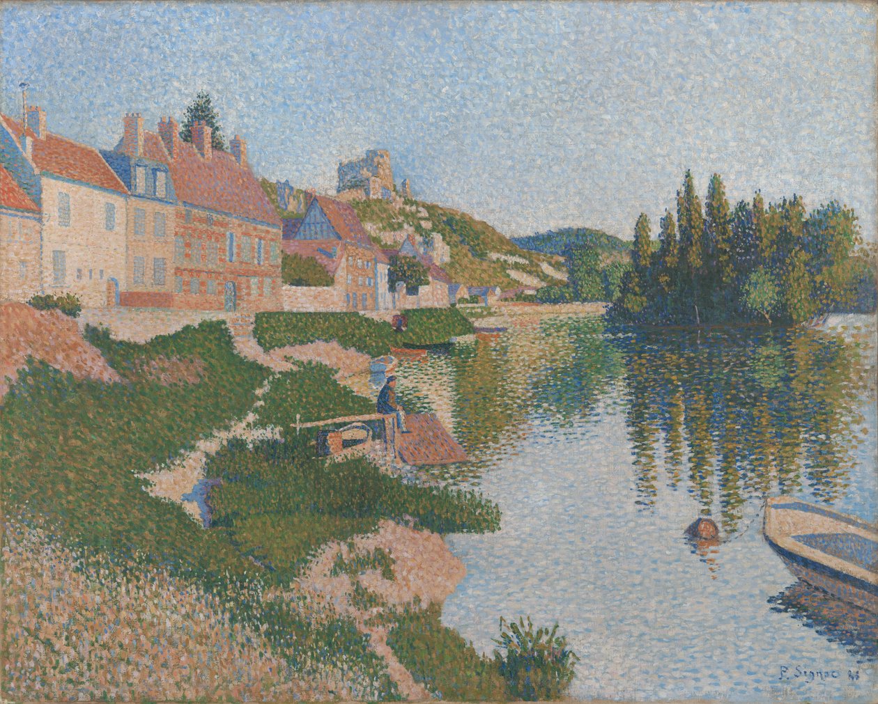 Les Andelys door Paul Signac
