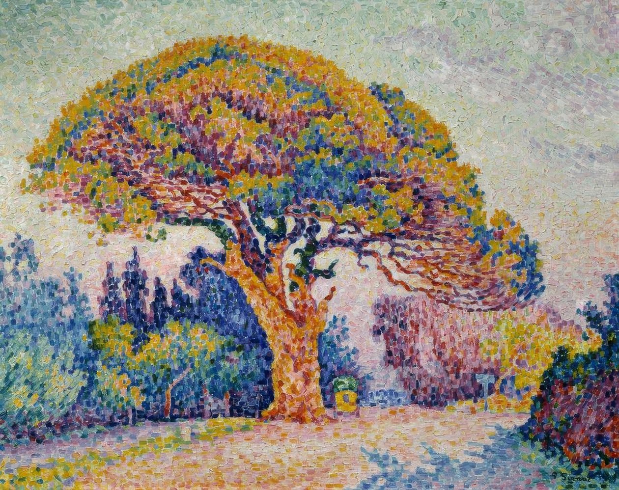 Signac, Pijnboom van Bertaud door Paul Signac