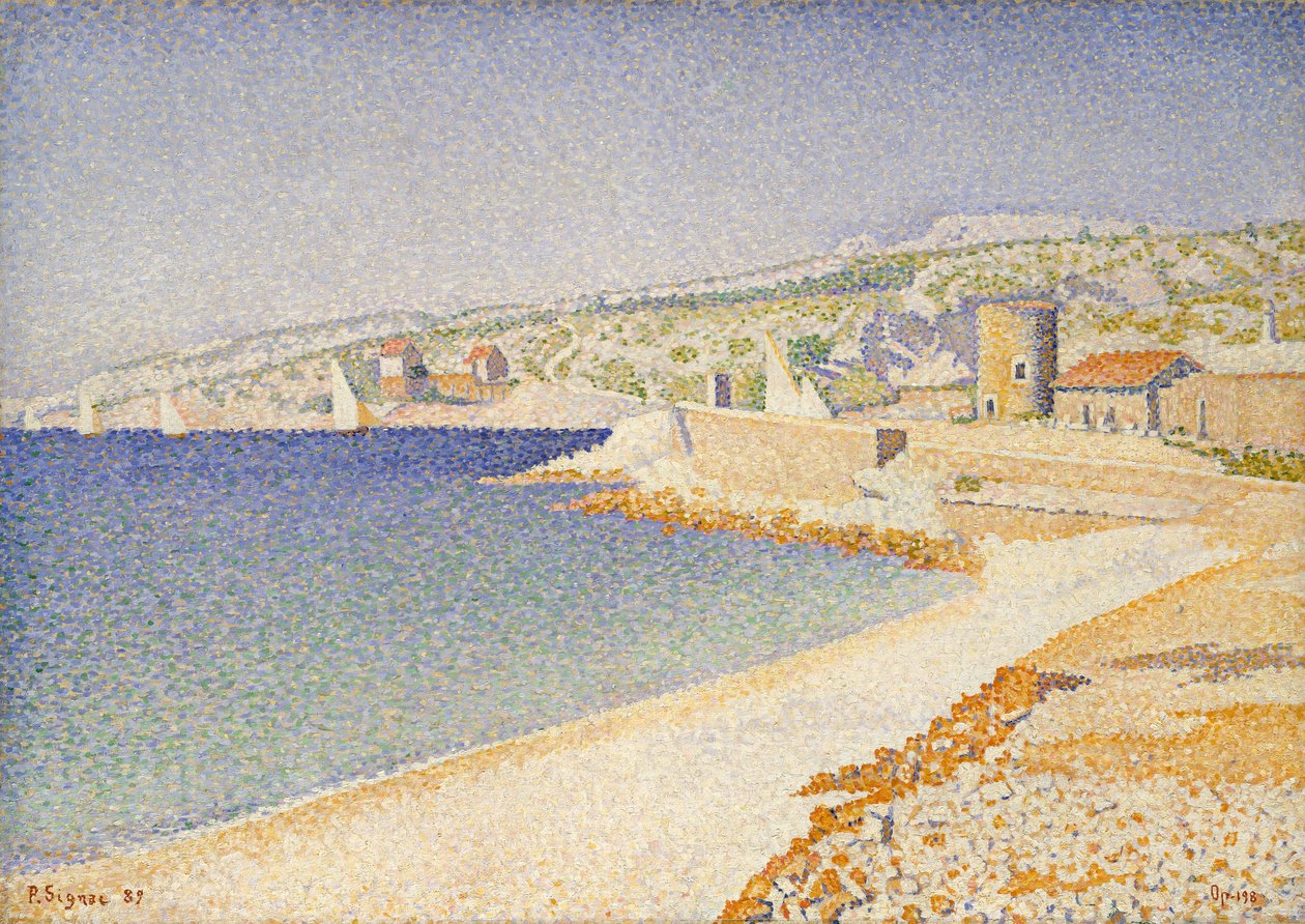 De Steiger bij Cassis, Opus 198 door Paul Signac