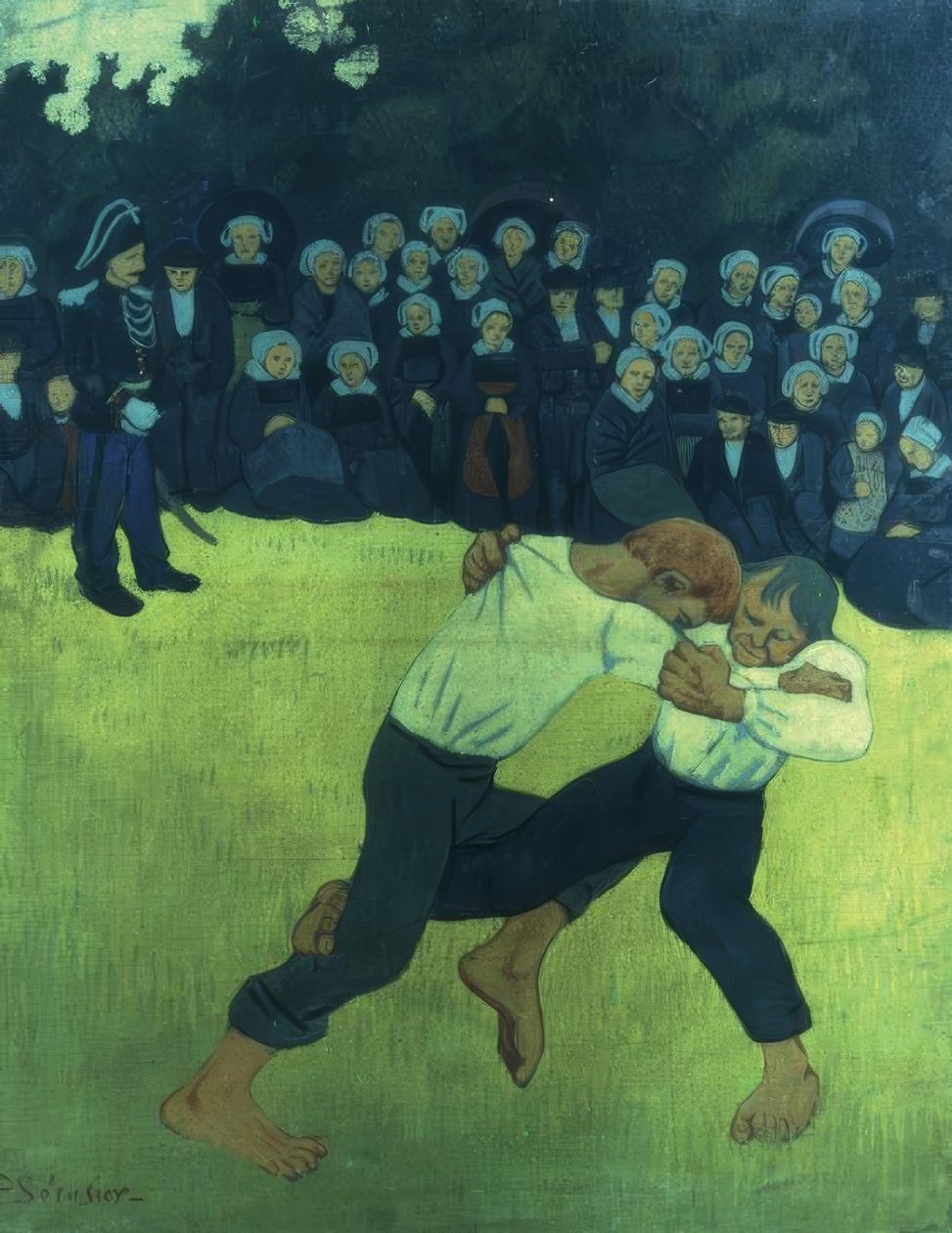 De Bretonse strijd door Paul Sérusier