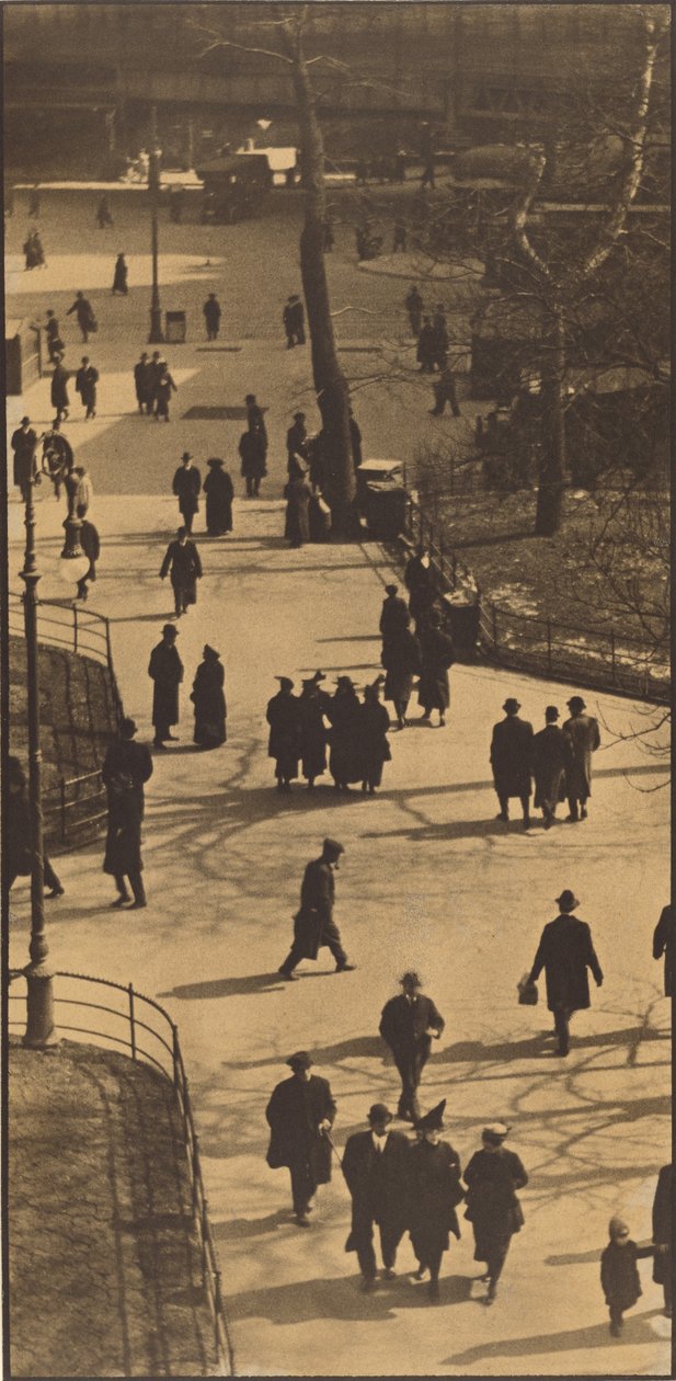 Stadhuispark, New York door Paul Strand