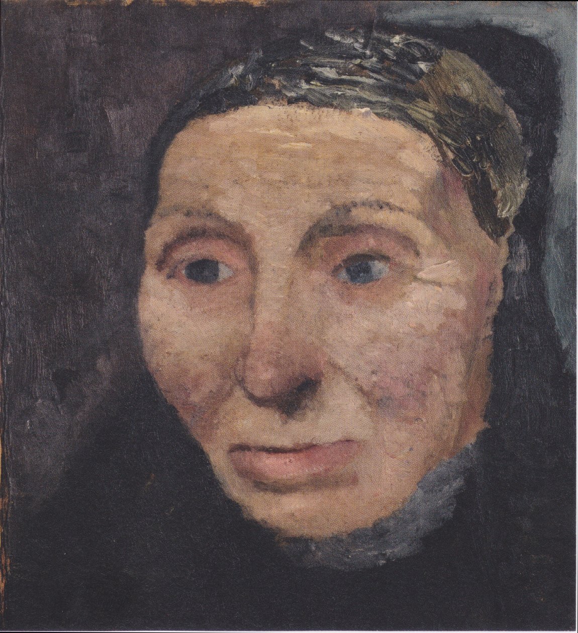 Hoofd van een boerin door Paula Modersohn Becker