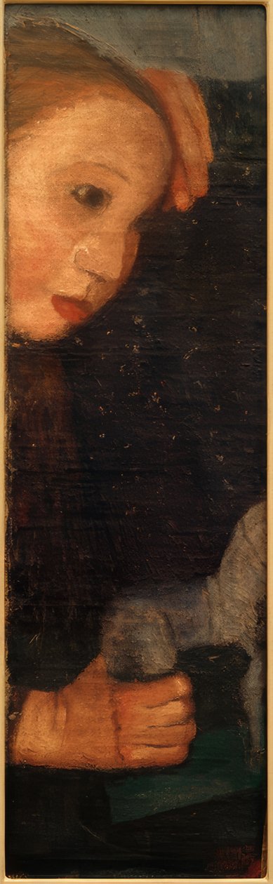 Meisje met Houten Paardje door Paula Modersohn Becker