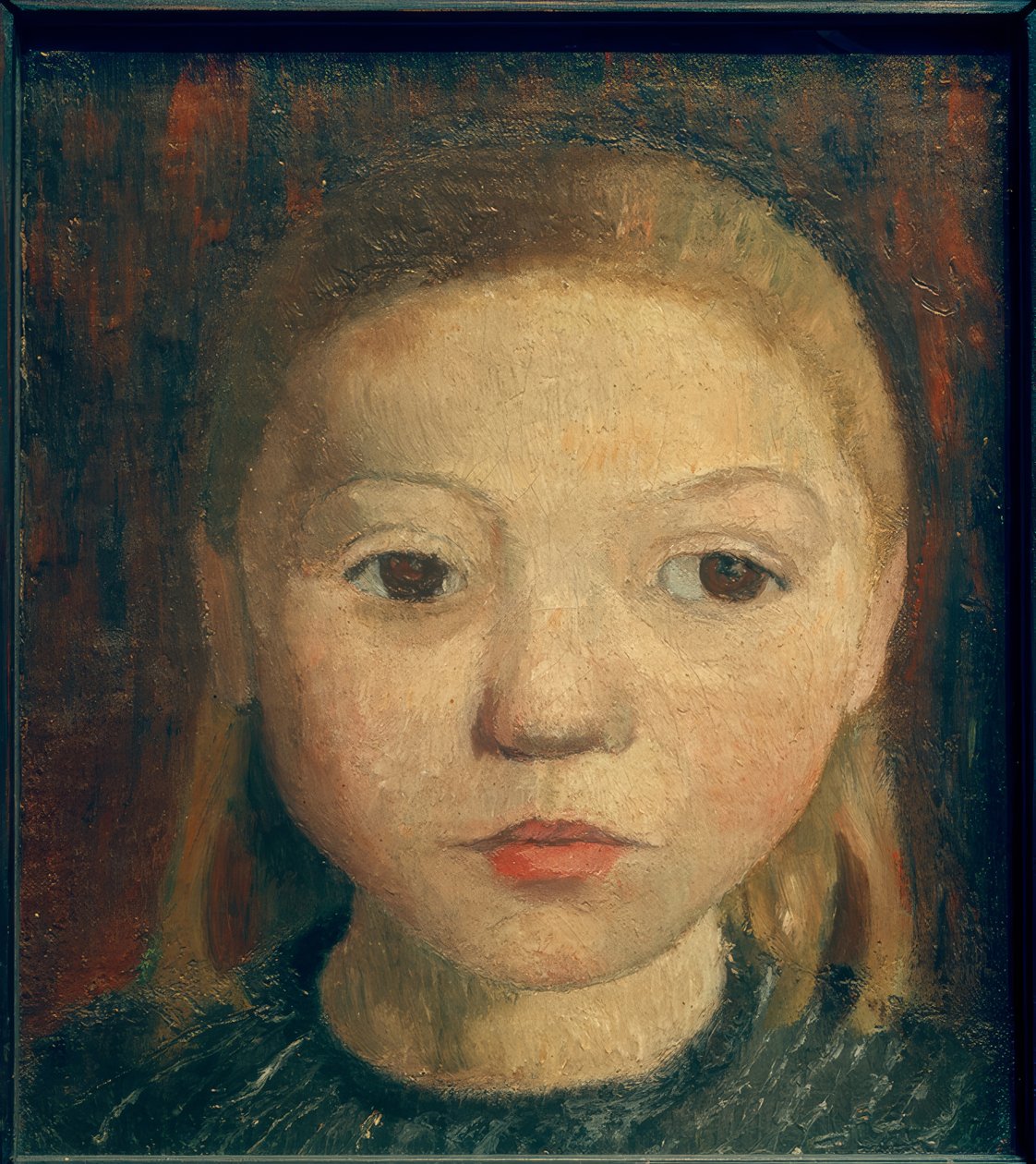 Meisjeshoofd door Paula Modersohn Becker