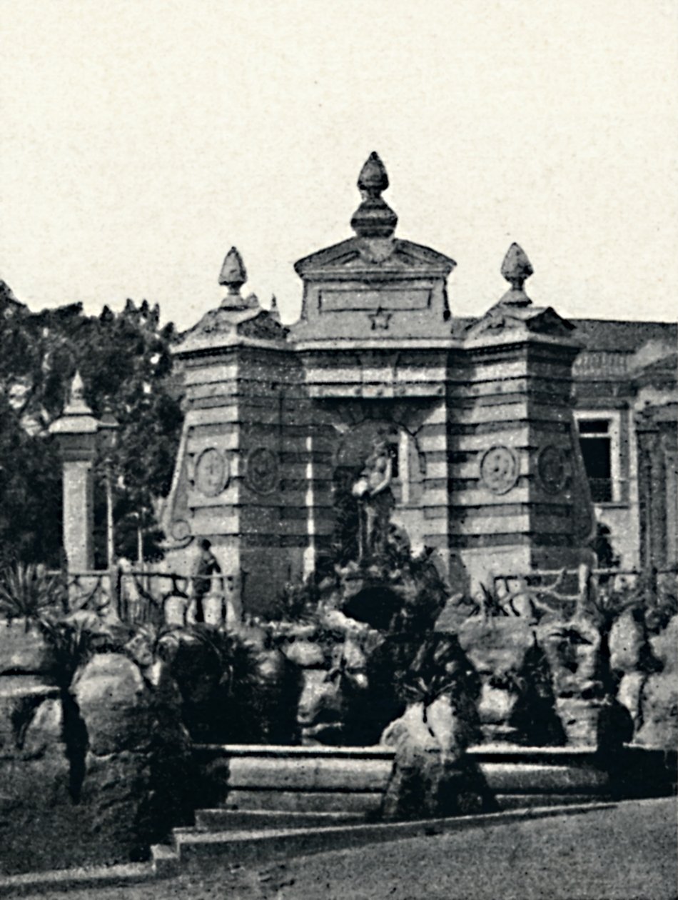 Fontein in de tuin van het paleis, 1895 door Paulo Kowalsky