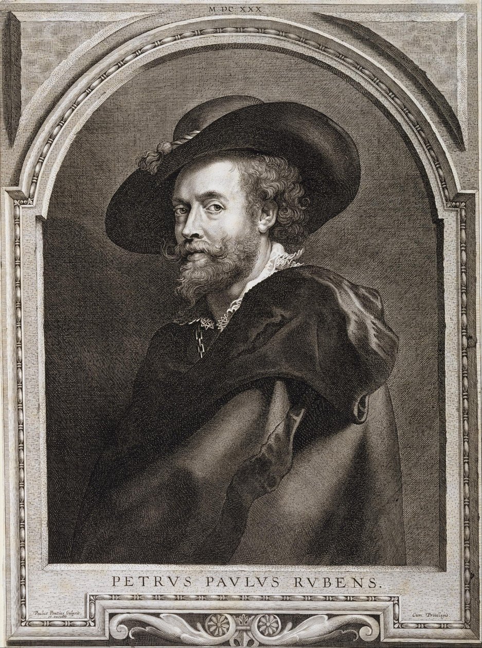 Portret van Peter Paul Rubens door Paulus Pontius