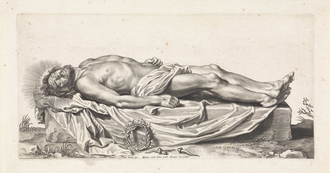 Lichaam van de dode Christus door Paulus Pontius