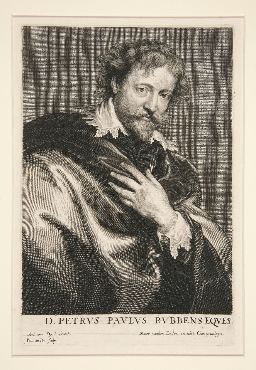 Peter Paul Rubens (1577-1640) door Paulus Pontius