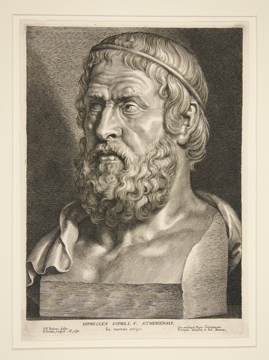 Sophocles door Paulus Pontius