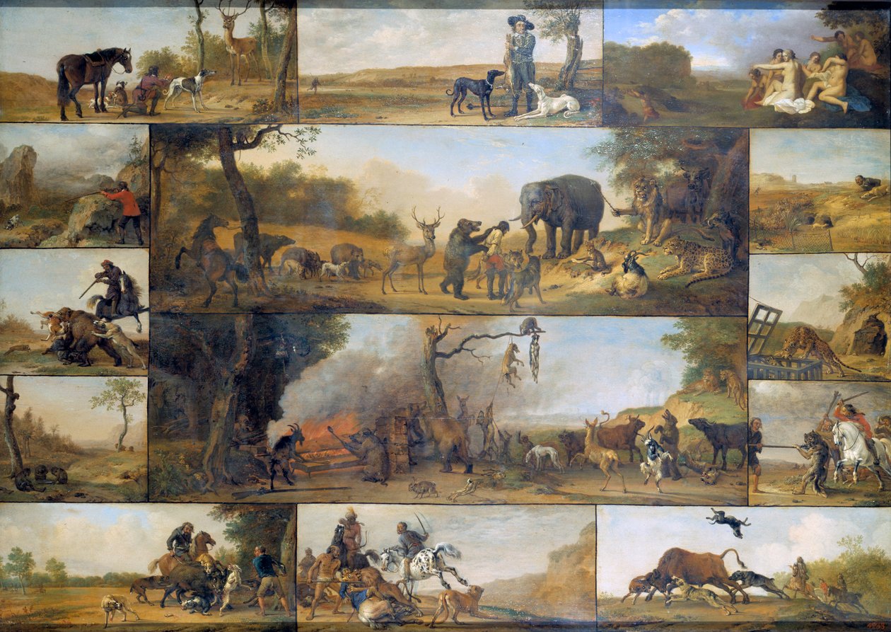 Straf van een jager, 1647 door Paulus Potter