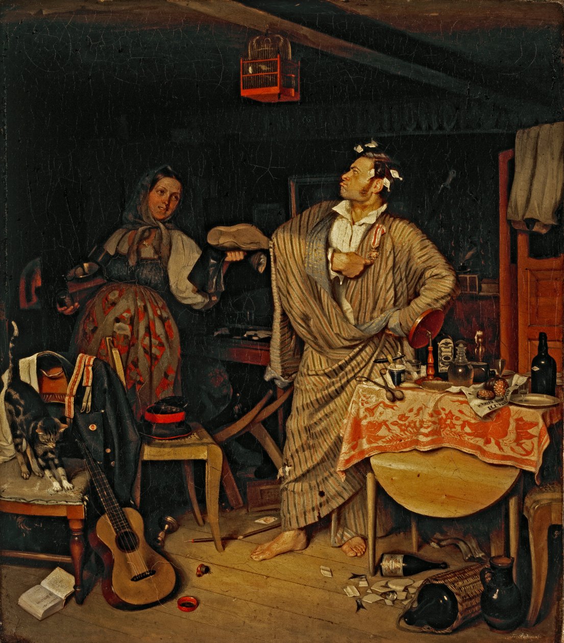 De Frisse Ridder door Pavel Andreevich Fedotov