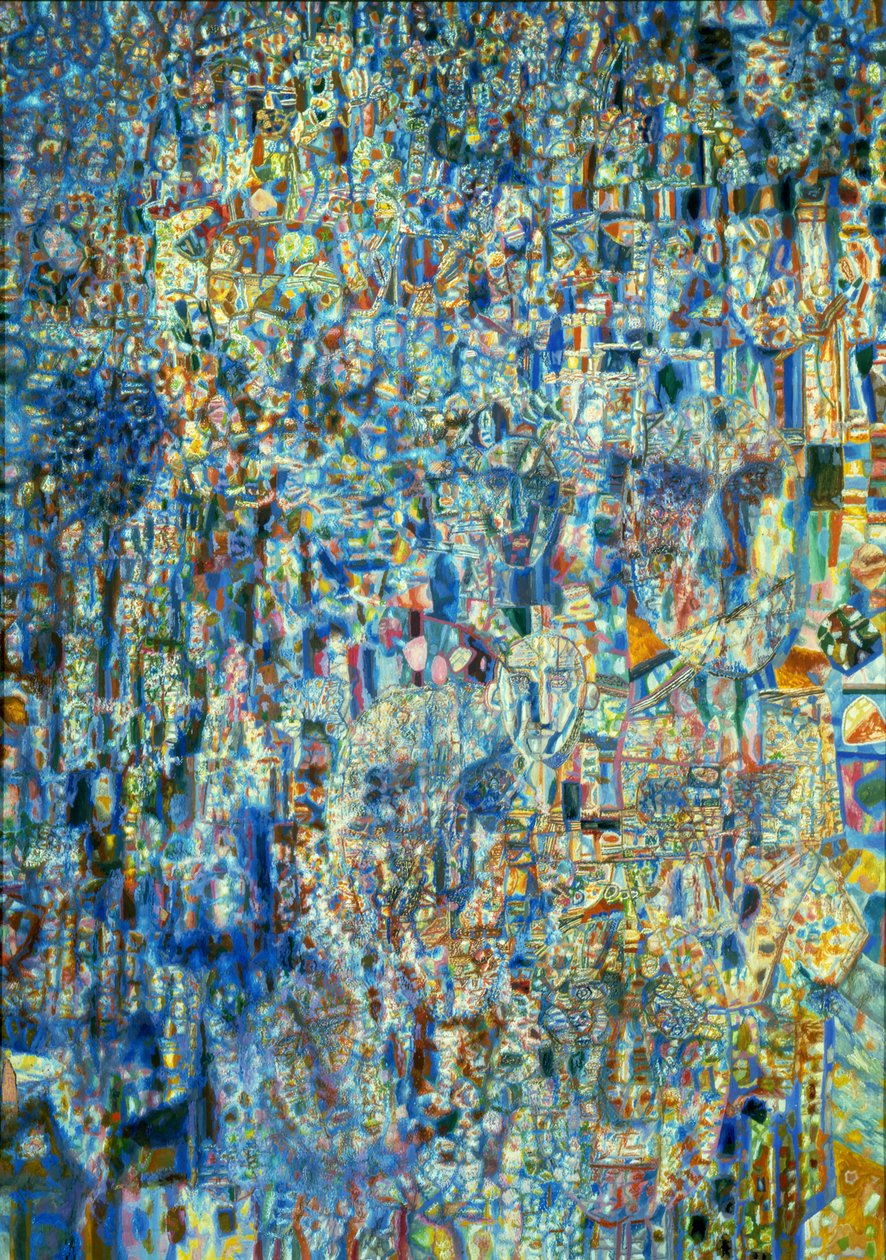 Mensen, 1930 door Pavel Nikolayevich Filonov