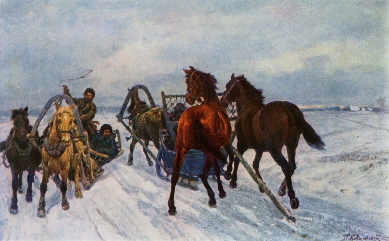 De ontmoeting, 1871, 1965 door Pavel Osipovich Kovalevsky