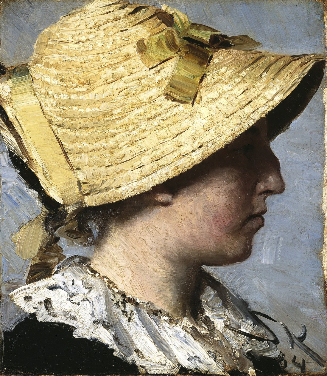 Anna Ancher door Peder Severin Krøyer