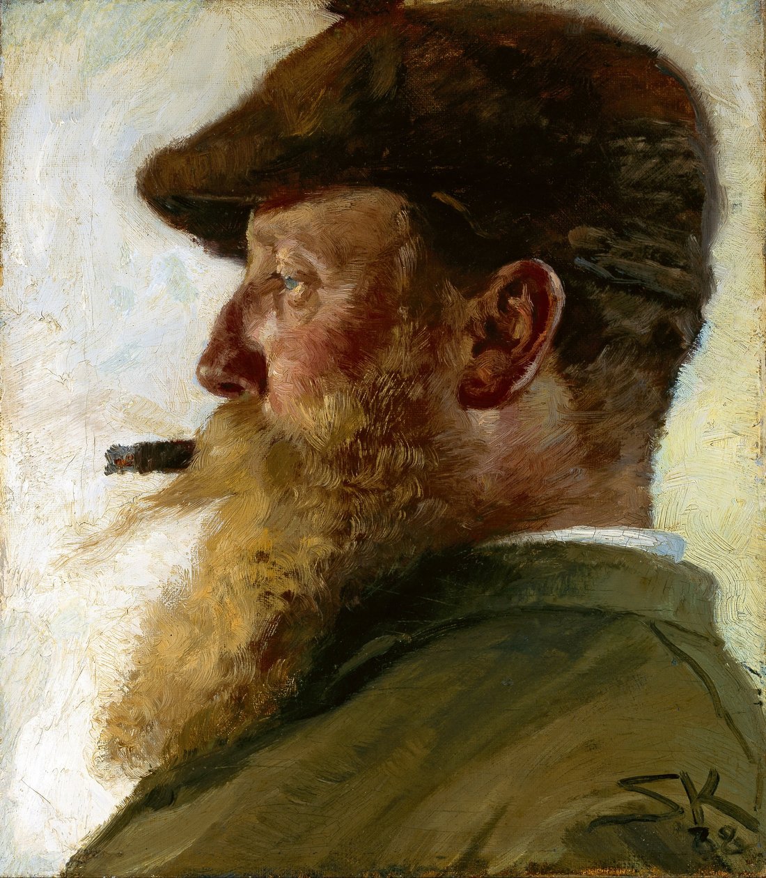 Christian Krohg door Peder Severin Krøyer