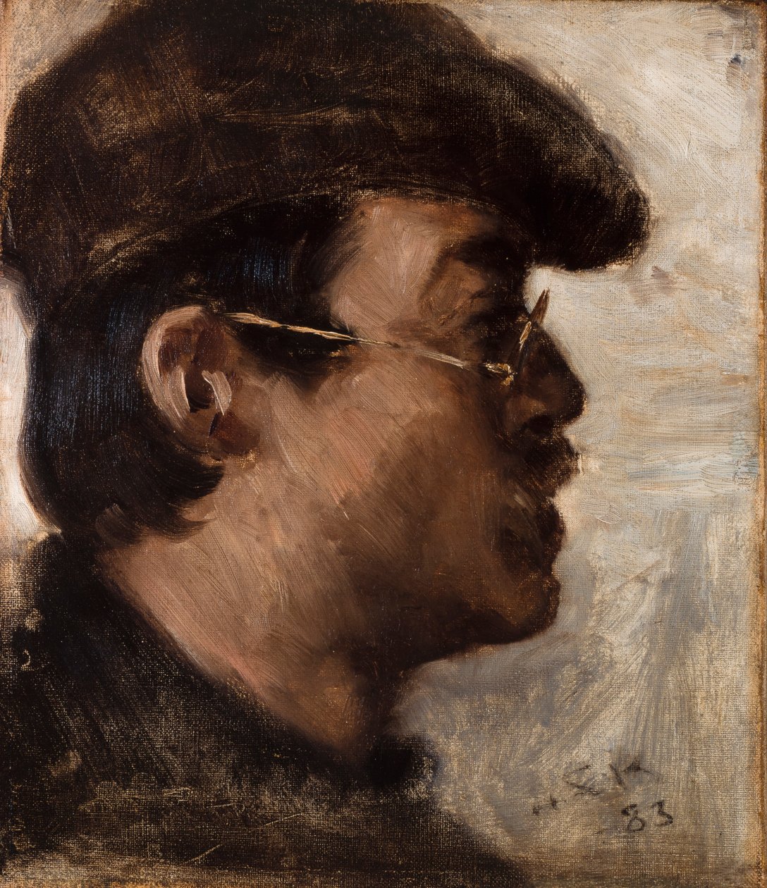 Eilif Peterssen door Peder Severin Krøyer