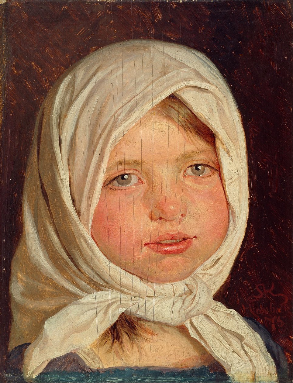 Klein meisje uit Hornbæk door Peder Severin Krøyer