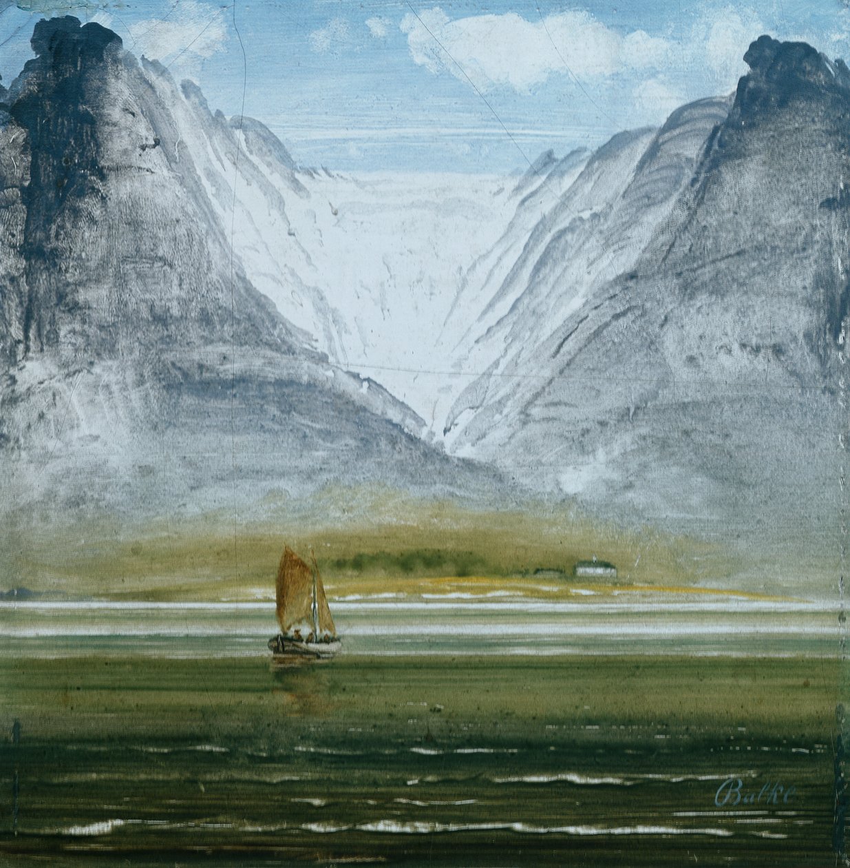 Gletsjer door Peder Balke