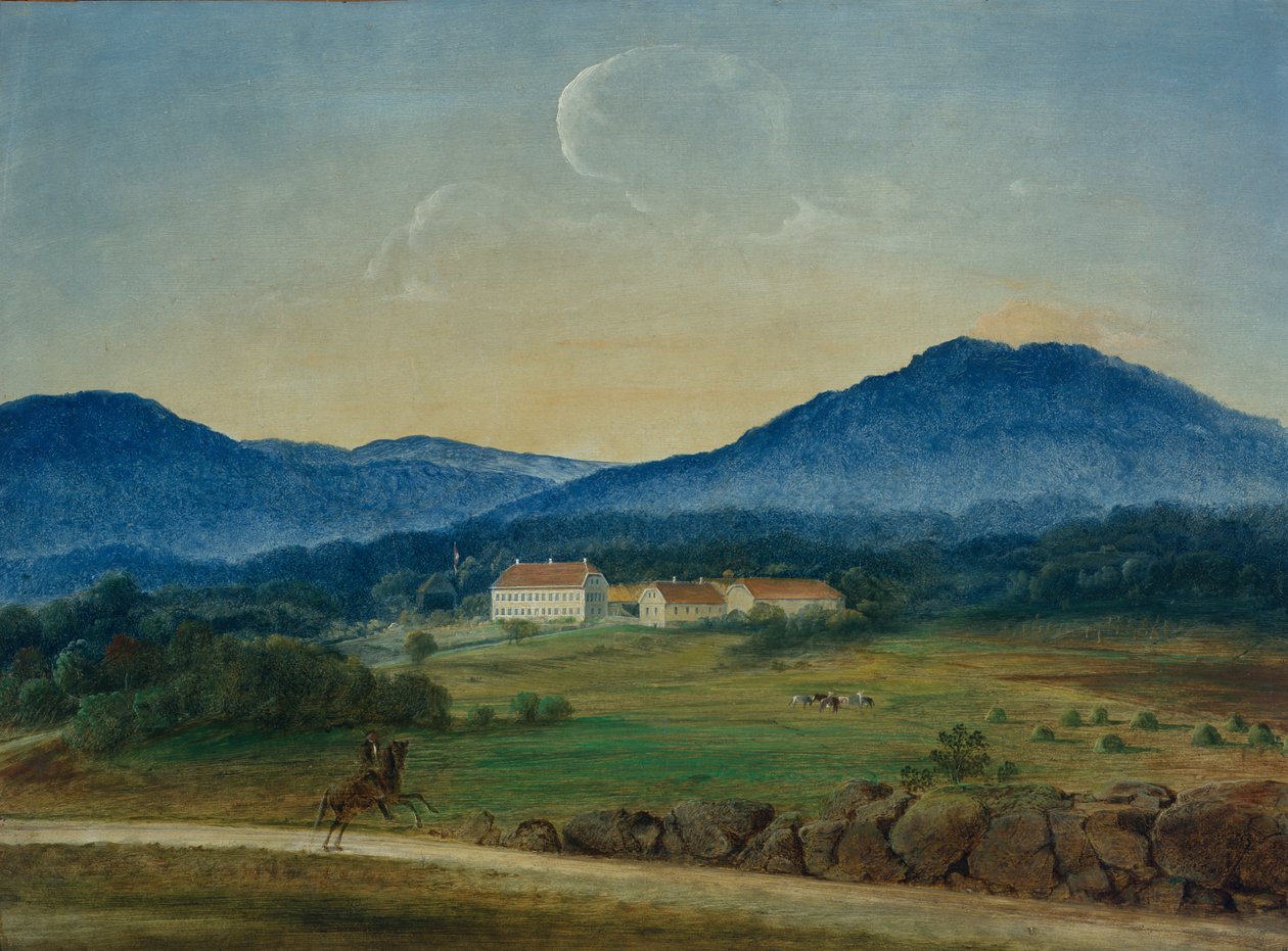 Riis landhuis door Peder Balke