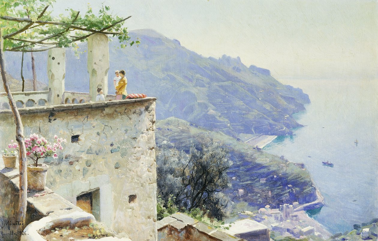 De Kustlijn van Ravello door Peder Monsted