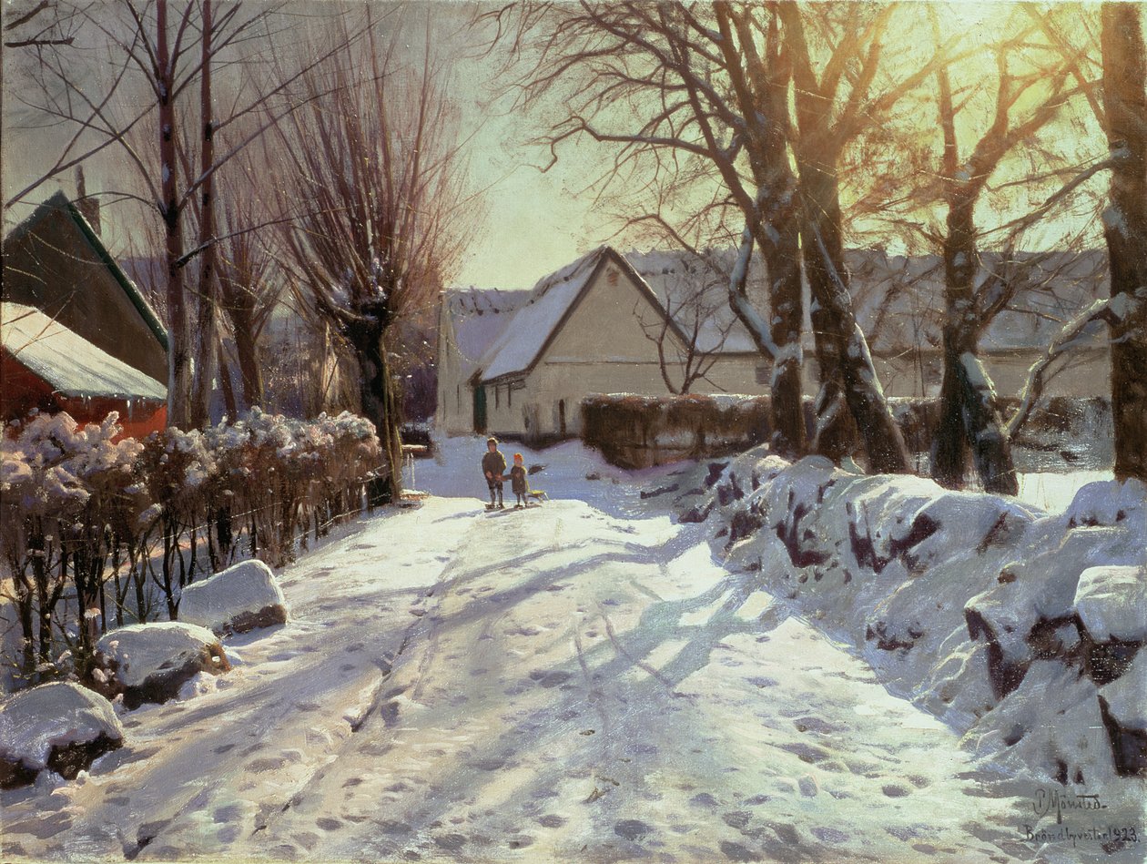 De Weg naar Huis, 1923 door Peder Monsted