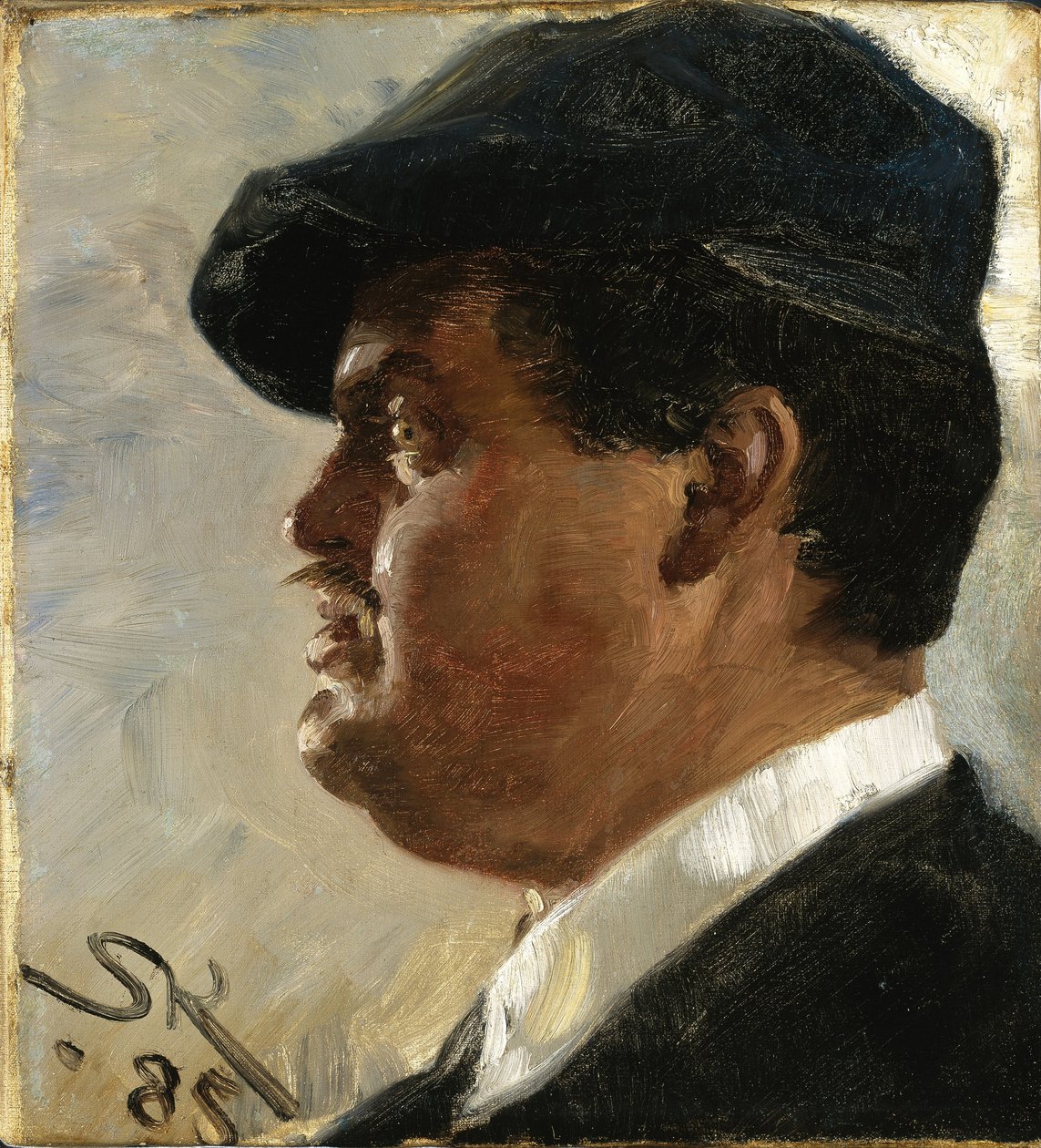 Carl Locher door Peder Severin Krøyer