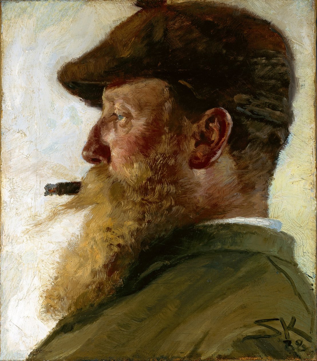 Christian Krohg door Peder Severin Krøyer