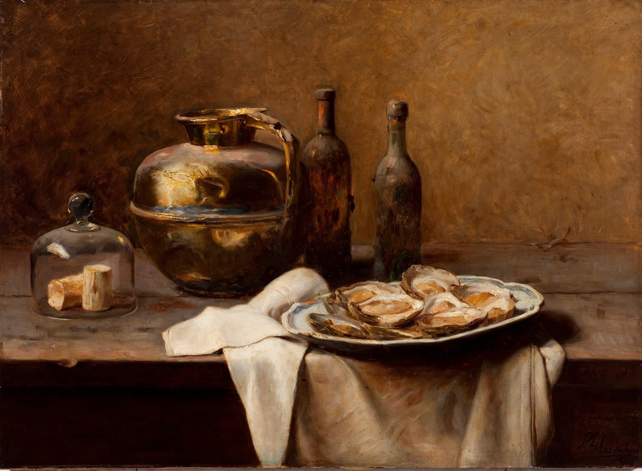 Oesters en Koperen Gereedschap door Pedro Alexandrino