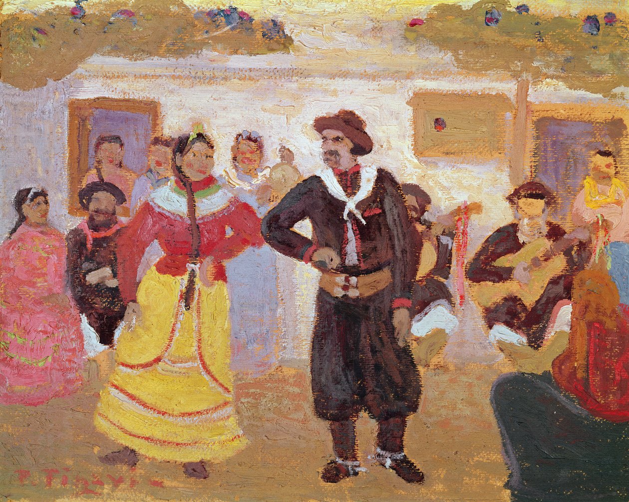 Gaucho-dans door Pedro Figari