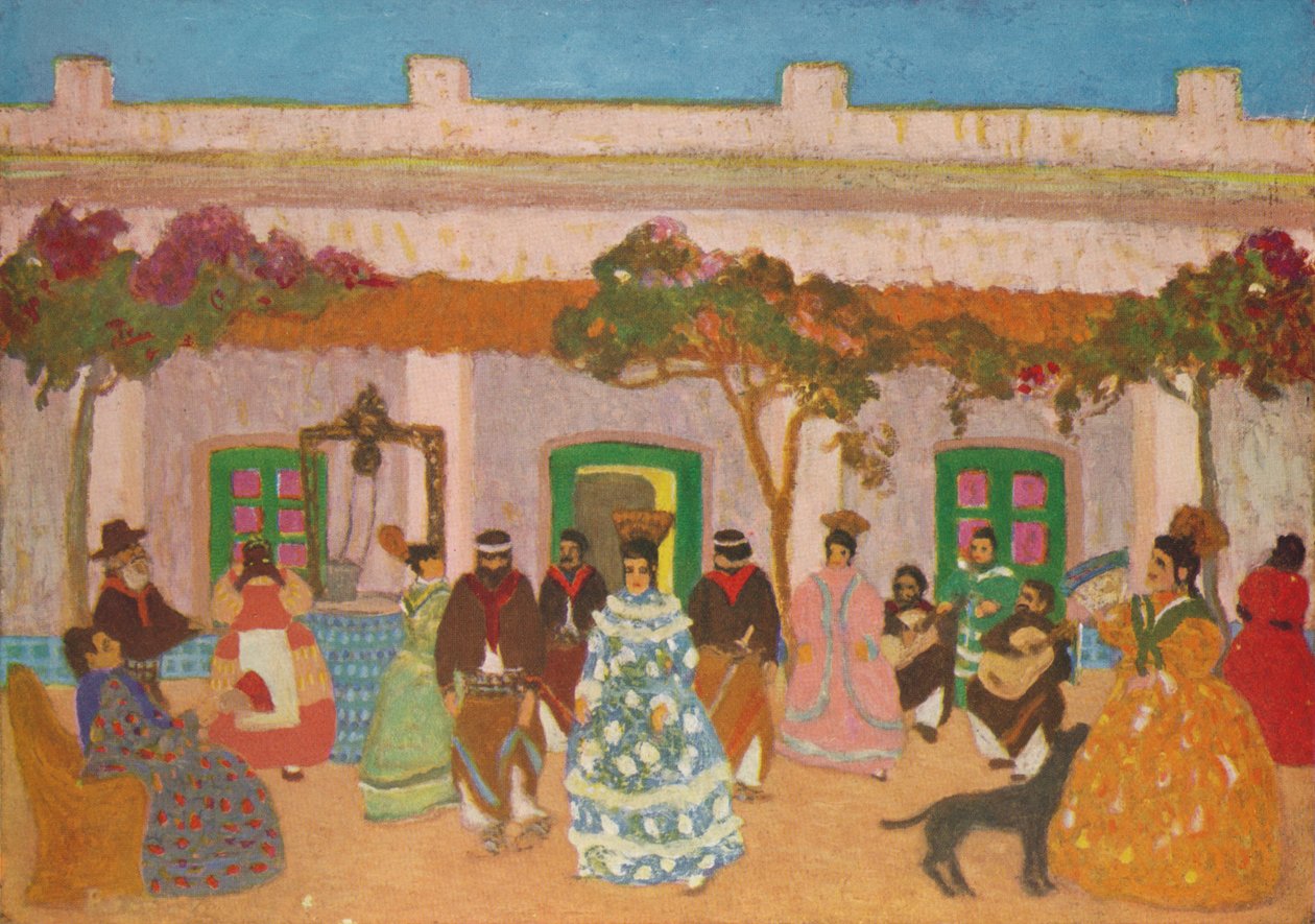 Creoolse Dans, 1926 door Pedro Figari