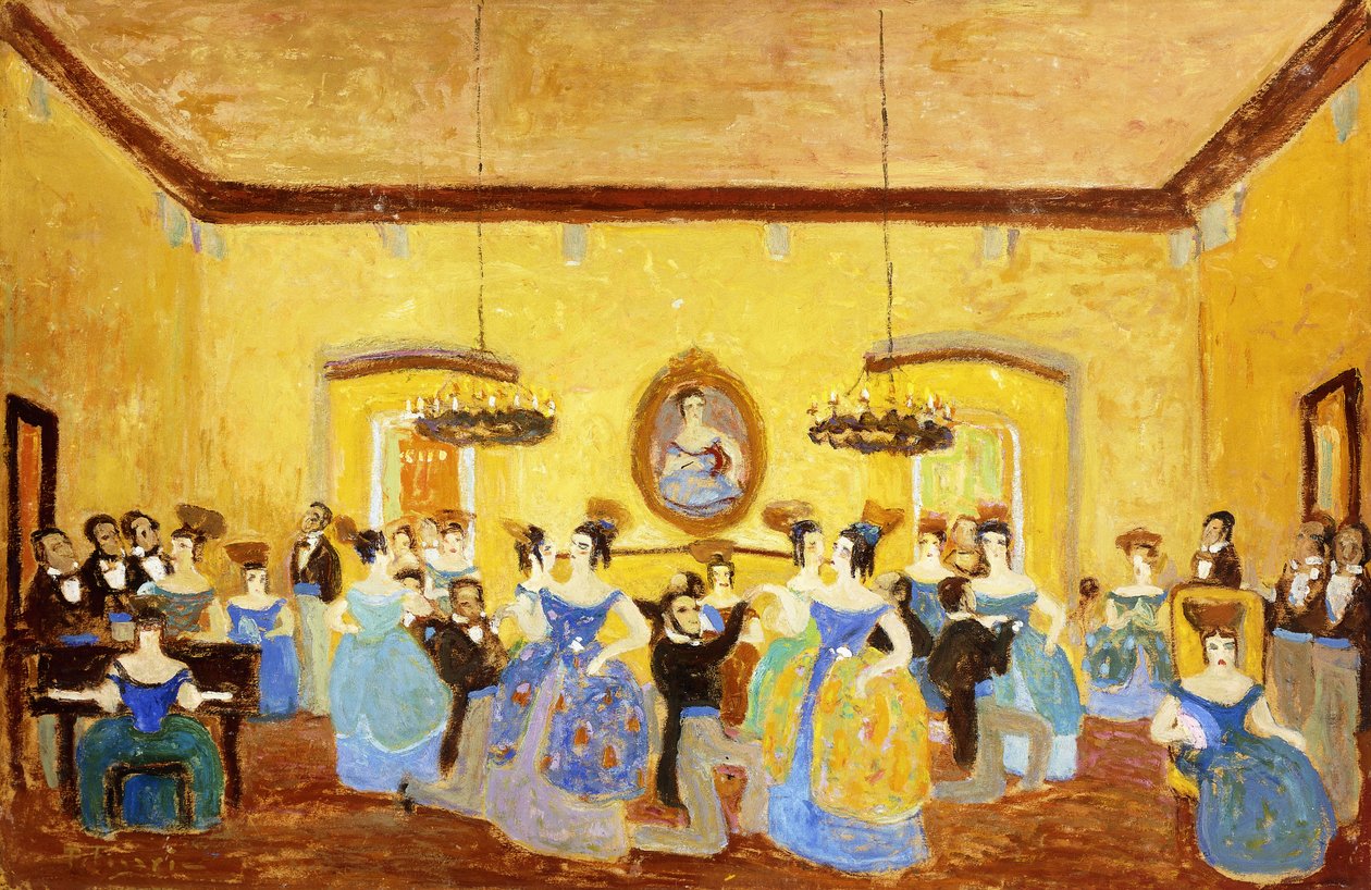 De koloniale minuet door Pedro Figari