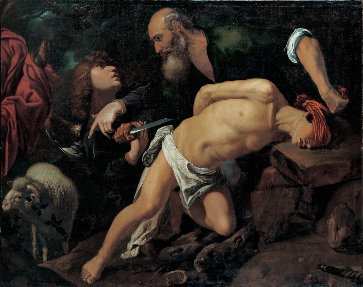Het offer van Isaac, ca. 1615 door Pedro Orrente