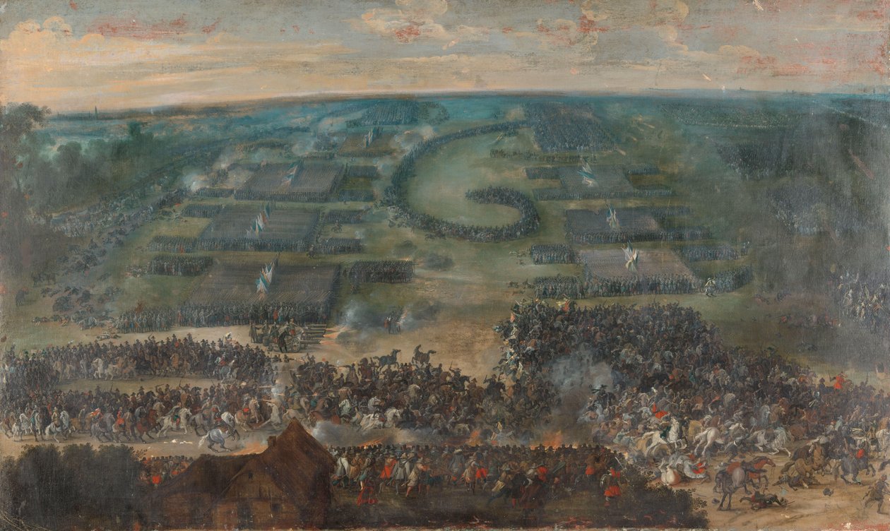 De Slag bij Fleurus, 1622 door Peeter Snayers