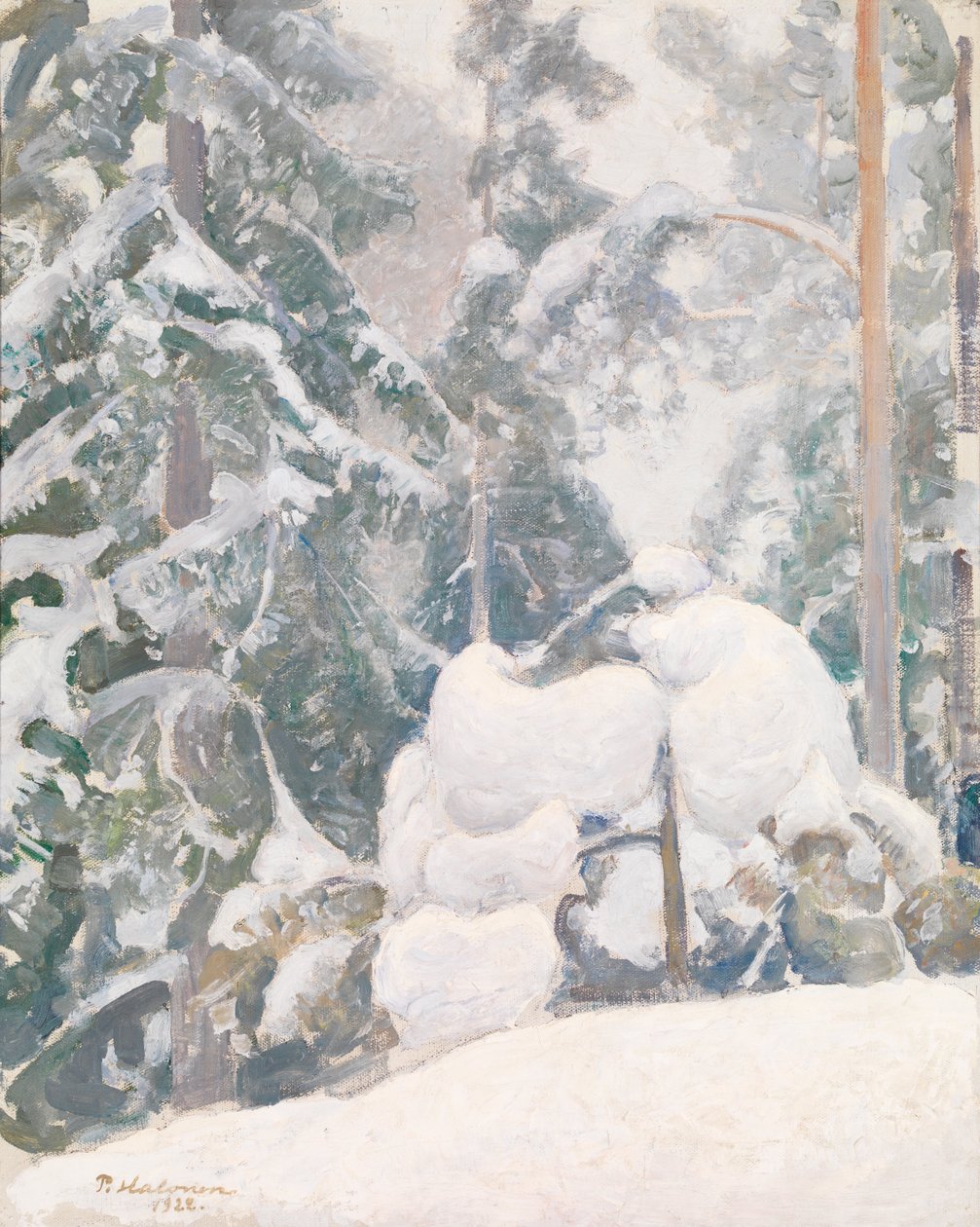 Winterlandschap door Pekka Halonen