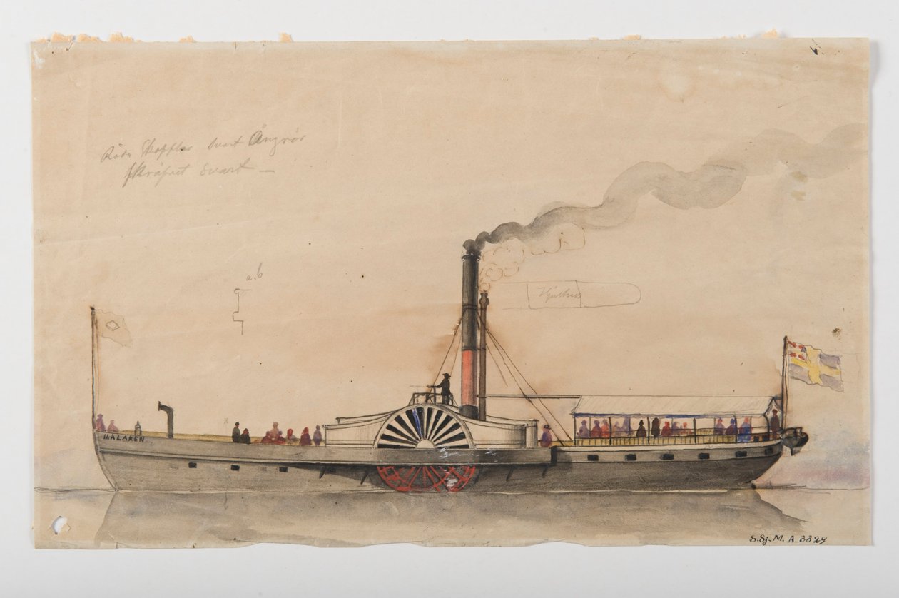 Hjulangare MALAREN door Per Wilhelm Cedergren