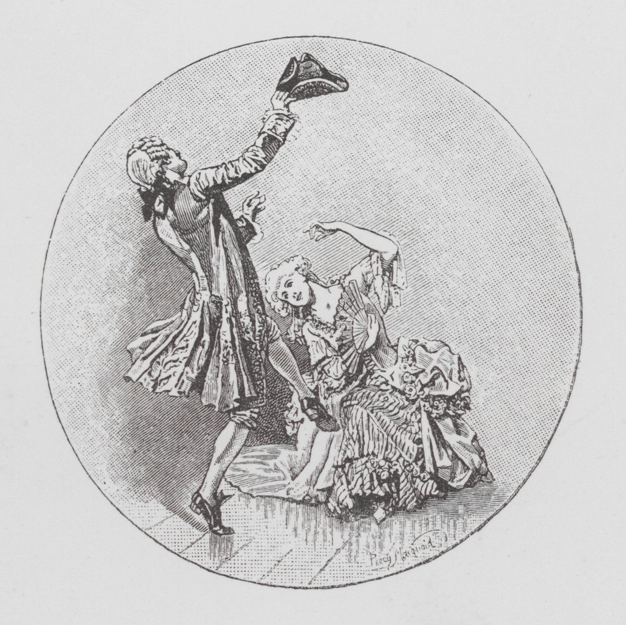 Dansen door Percy Macquoid