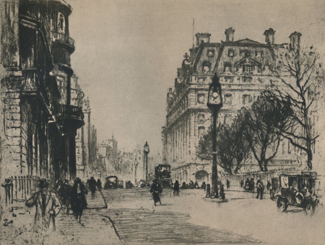 Piccadilly, 1927 door Percy Robertson