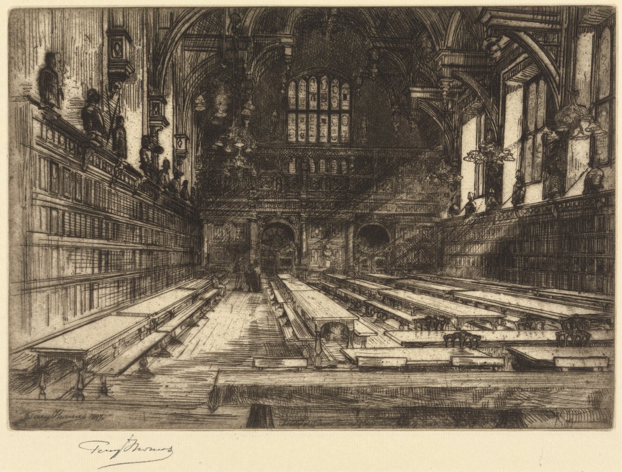 De Tempel, Londen door Percy Thomas